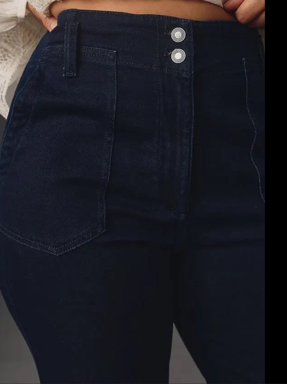 Maeve x Anthropologie Naomi Cropped Wide-Leg Flare Pants - Picture 3 of 10
